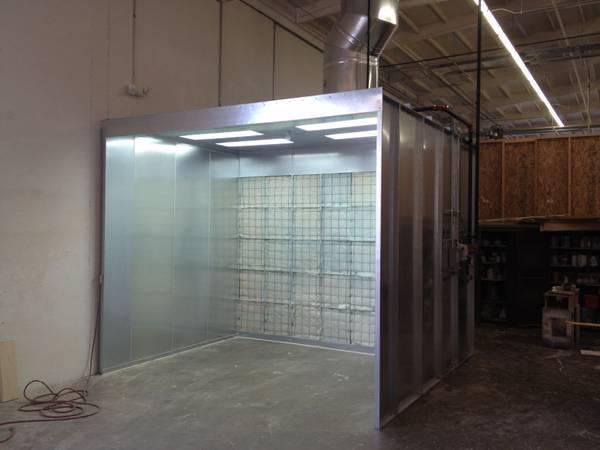 New open face paint spray booth for wood working free shipping made in the us!!!