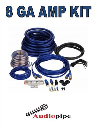 8 gauge amp kit amplifier install wiring complete 8 ga installation cables 1500w