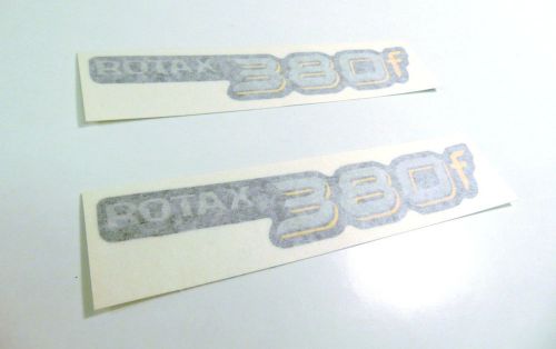 2003 genuine ski-doo mxz 380f upper hood rotax 380 logo nos oem decals 516001456