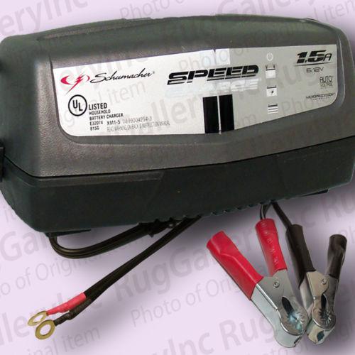 Xm1-5 schumacher 1.5 amp 6/12v car motorcycle battery trickle charger maintainer