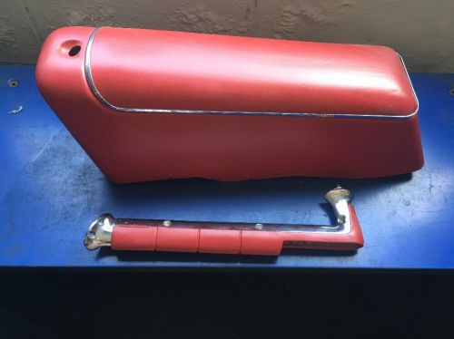 1962 ss impala red console &amp; grab bar. bar has some pits