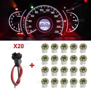 20xwhite t10 hole 921 light extension connector wire harness instrument cluster