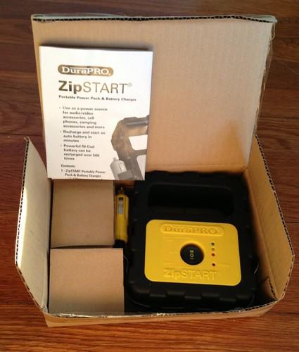Durapro zipstart portable power pack & battery charger