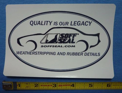 Soff seal weatherstrip decal sticker~soft racing rat hot rod street chevy ford
