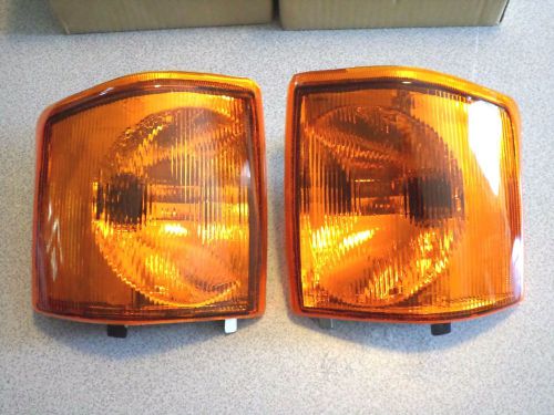 94-99 land rover discovery 1 front turn signal corner lamp light pair lh rh new