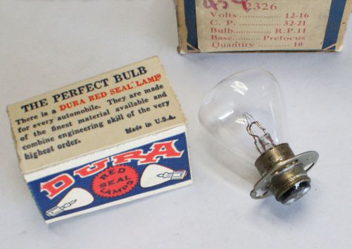 2326 12v bulb - vintage headlight bulb 12v 32cp/21cp nos dura brand rp11