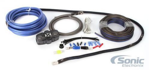 New! nvx xapk4 4 gauge 100% ofc car amplifier installation kit w/speaker cable