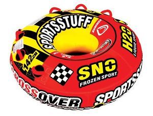 Sportstuff super crossover snow tube/towable 56 inches red/yellow (30-3522)