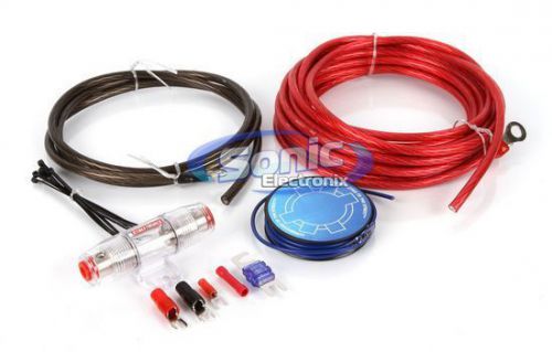 Streetwires zn3k-08 zeronoise zn3 8 awg gauge amplifier/amp installation kit