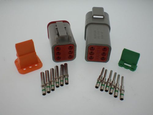Deutsch dt 6 pin connector kit 14 awg