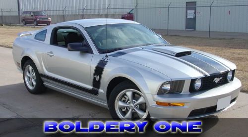 Ford mustang graphics boss fastback 2 custom 3m vinyl decals accents 2005-2009