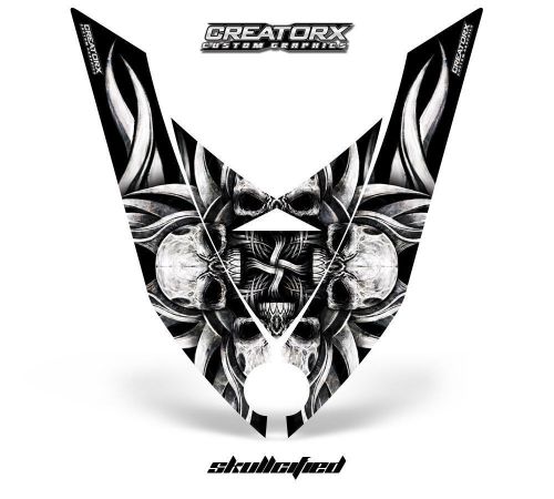 Ski-doo rev xp snowmobile hood creatorx graphics kit decal sfs