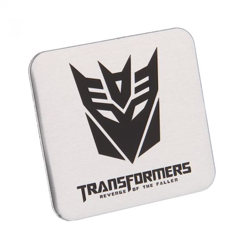 Mini transformers aluminum emblem car badge decals stickers (decepticons)