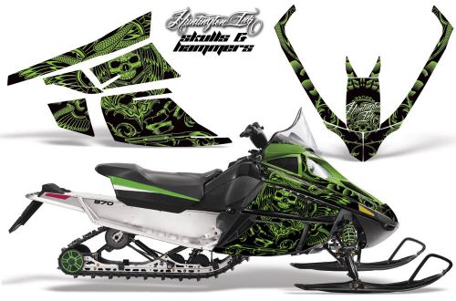 Amr racing sled wrap arctic cat f series snowmobile graphic kit all years hish g