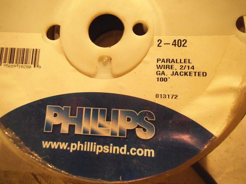 Phillips 2-14 awg parallel wire spool 2-402 - some has been removed off 100&#039;