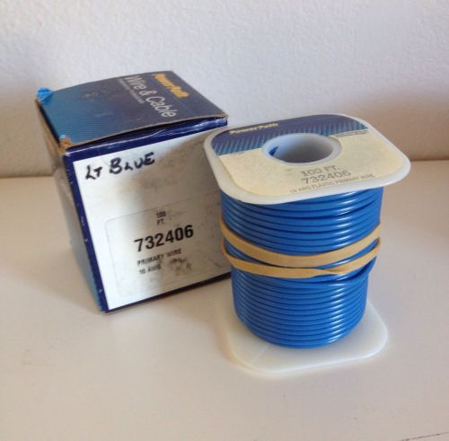 Power path primary wire 50+ ft 16 gauge lt blue