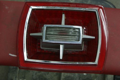 Tail light lens 1966 ford galaxie fomoco red and clear lenses
