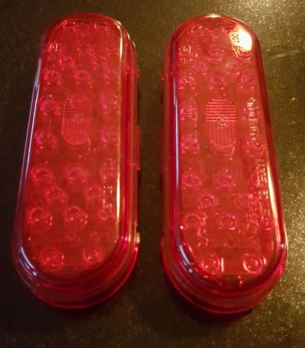2 pack / truck-lite red 26 diode 60 series led stop/turn/tail lamp 60250r