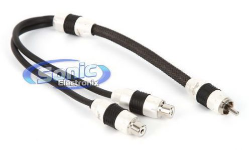 New! stinger si82yf 2-channel 8000 series rca y-adapter cable