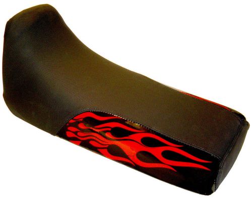 Yamaha blaster 200 red flame atv seat cover m57s483
