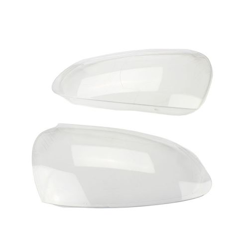 Pair of plastic lens replacement headlight cover for vw jetta mk5 2005-2011