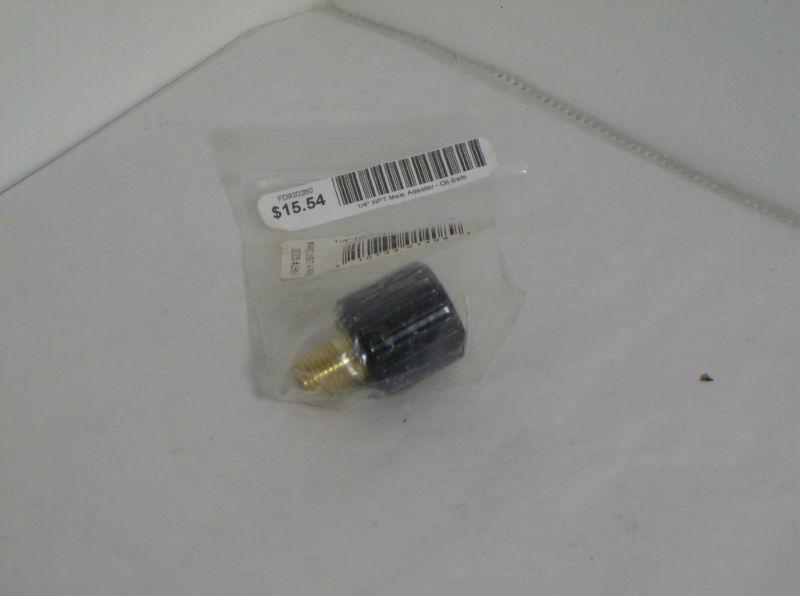 Oil safe 1/4" npt male premium pump adaptor fitting with o'ring