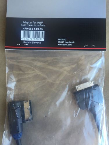 Oem audi music interface ami iphone 4 /ipod cable mdi adapter (4f0051510ag) new