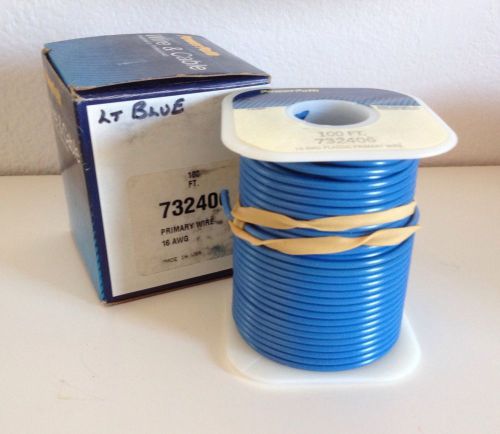 Power path primary wire 50+ ft 16 gauge light blue