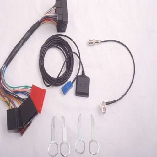Plug &amp; play adapter retrofit gps kit for audi a3 a4 a6 rns-e navigation system