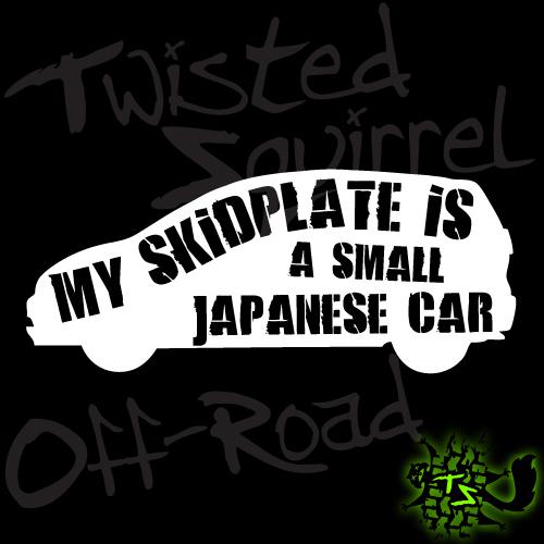 My skidplate is a small japanese car - jk tj yj cj xj zj wj wrangler rubicon