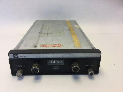 Narco avionics nav 14 with mounting tray and connector
