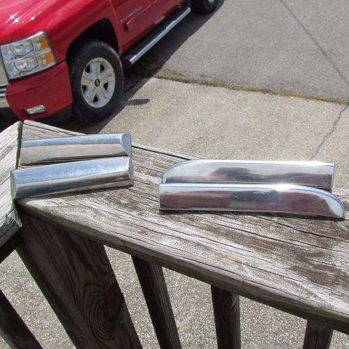Nos 1946 1947 1948 plymouth mopar stainless cowl moulding 4 pieces
