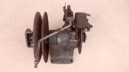 Vintage johnson mercury snowmobile transmission disc brake f n r