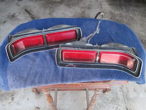 1972 ford lincoln mark 4 tail lamp light assemblies 400 460