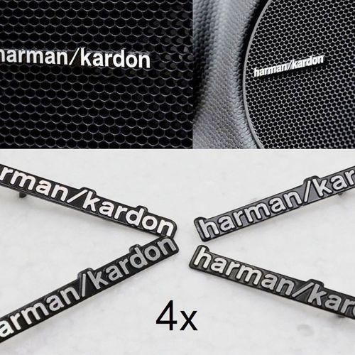 6pcs harman kardon speaker logo decals badge sticker voice box on sticker metal