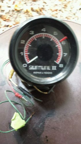 Suntune ii tachometer old school look it was use ina 69 chevelle v8