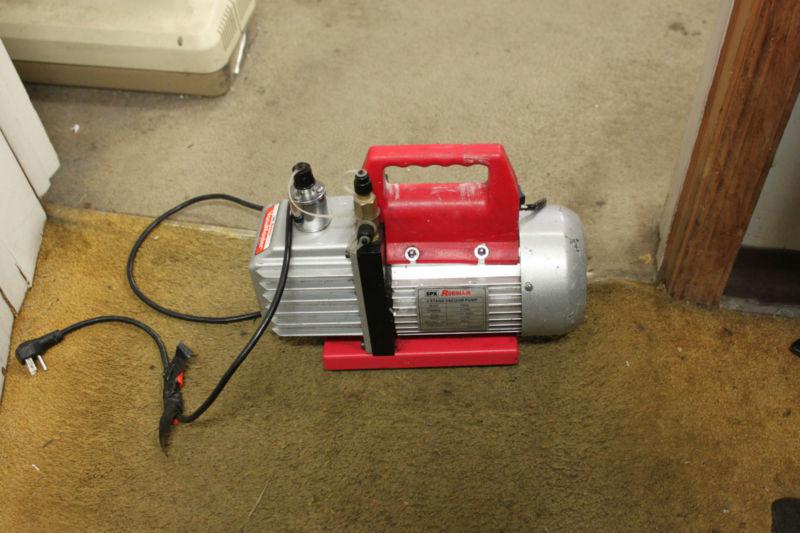 Robinair spx 15500 vacumaster 5 cfm vacuum pump 2 stage