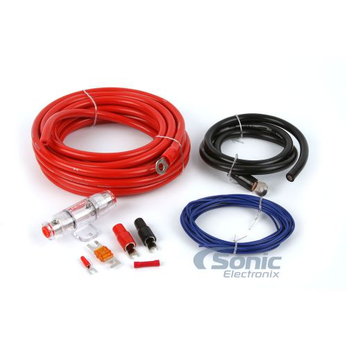 Streetwires zn1k-04 4 gauge awg zn1 single car amplifier/amp installation kit