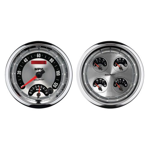 Autometer 1205 american muscle quad gauge/tach/speedo kit