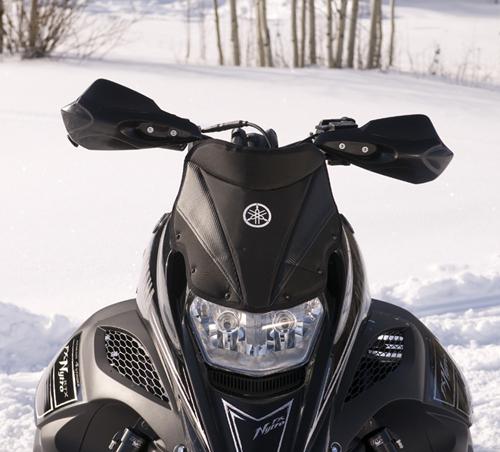 New yamaha nytro fx flexy-fiber windscreen snowmobile windshield sma-sftsh-00-bk