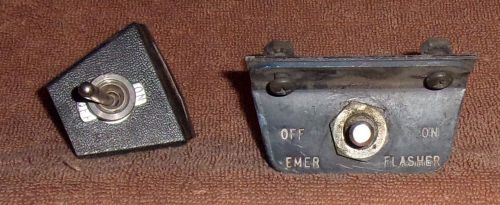 Ford mustang falcon comet fairlane glove box flasher switch and a second toggle