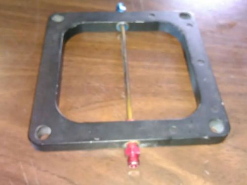 Nos 12600 dominator, carburetor injector plate cheater adjustable from 150-250hp