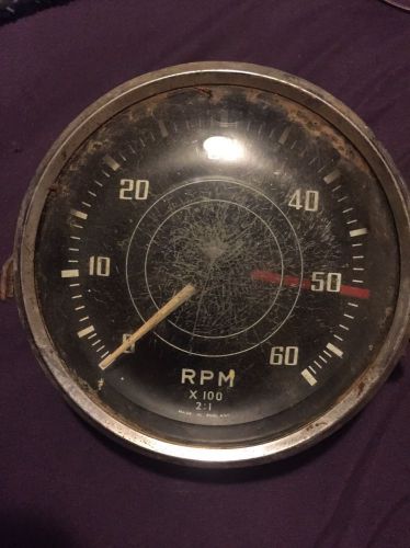 Rpm dash gauge made in england tachometer