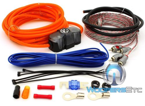 Memphis 17-8gkit car audio 8 awg gauge power amplifier installation wire amp kit