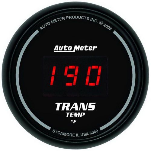 Auto meter 6349 sport-comp; digital transmission temperature gauge