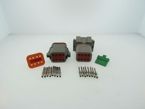 Deutsch dt gray 8 pos connector kit 20-16 contacts #23