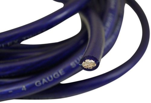 Cadence 4g150-blue 4 awg gauge 10 foot amp power or ground installation wire
