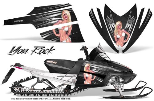 Arctic cat m crossfire snowmobile sled graphics kit wrap creatorx yrb