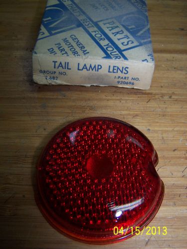 1939 pontiac tail lamp lens - nos