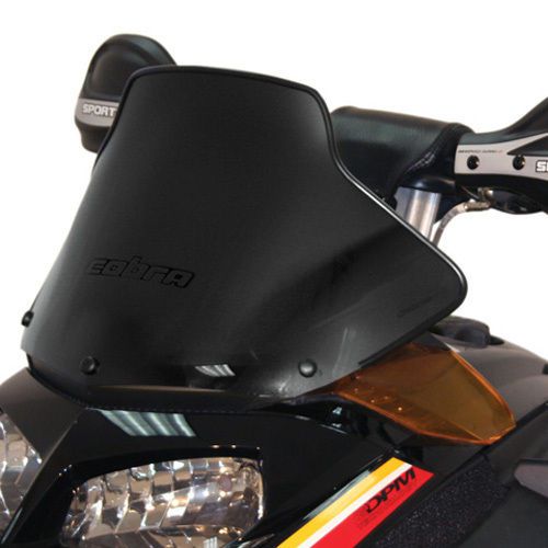 Cobra skidoo rev chassis windshield low solid black